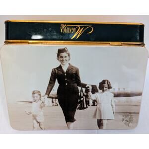 Vintage Alitalia Magnifica Class Metal Tin Italy Aviation Airline Collectible